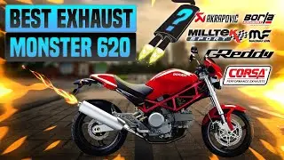 Ducati Monster 620 Exhaust Sound🔥Mivv,Roadsitalia,Termignoni,Upgrade