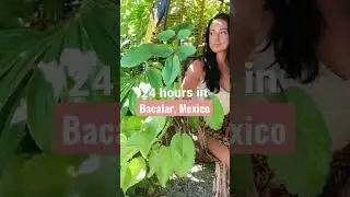 24 Hours in Bacalar, Mexico - paddleboarding, kayaking and boat tour #shorts
