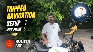 How to Connect Tripper Navigation in Royal Enfield Hunter 350 with Your Phone?