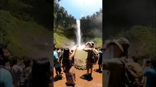 😍🍃Show a drone video of the Bambarakanda Falls in Sri Lanka(AI Nature) #nature #ai #viral #trending