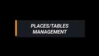 Places & Tables Management in Spirit VPOS | Complete Table Setup Guide