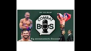 UFC 323 recap, fight announcements, Paramount promotion! | CombatBS ep. 5