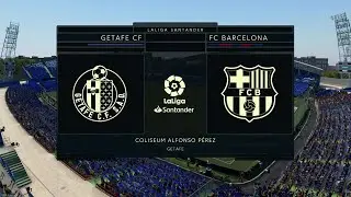 ⚽ Getafe vs Barcelona ⚽ | La Liga (17/10/2020) | Fifa 21
