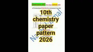 10th class Chemistry new pairing scheme 2025 | class 10 Chemistry scheme 2025