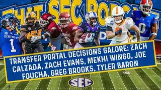FULL PODCAST Mike talks being on the SEC Network & transfer portal updates Zach Calzada Zach Evans