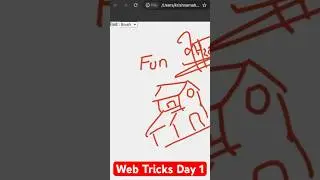Web Tricks Day 1: Draw tool