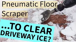 Easy Way to Remove Driveway Ice: Air Floor Scraper