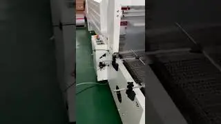 Automatic mineral water film packaging machine, PE film cutting shrink packaging machine