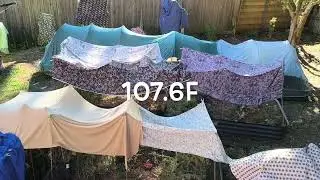 It's a Wrap on a Scorching 41 Degree Day, For Now! Heatwave This Week!  - Reverse Homesteading