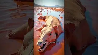 This Lake Can Turn Animals Into Stone 😱🌍#CreepyNature#MindBlowingFacts#RealLifeHorror #didyouknow