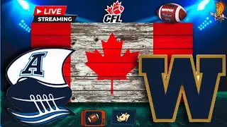 Toronto Argonauts vs Winnipeg Blue Bombers: CFL LIVE Stream, Watch Party, and Play by Play