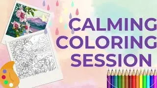 Calming Coloring Session with Lofi | Relax, Sleep, Focus