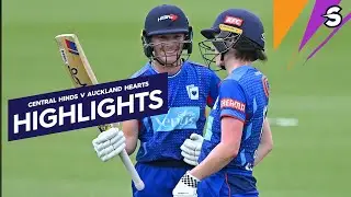 Middle Order Brilliance! | Central Hinds v Auckland Hearts | Dream11 Super Smash 24/25