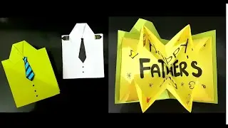 DIY : Cute Father's Day Pop Up Card | Handmade Fathers Day Card | Explosion Pop Up Card