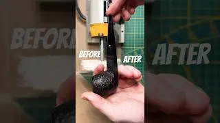 Satisfying Pipe Restoration | From Brown to Black Gloss #asmr #beforeandafter #woodworking