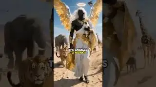 The Angel Who Guided the Animals to Noah's Ark #god #bible #history