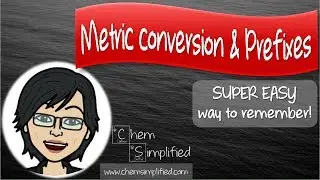 How to do metric conversions | Basic | SUPER EASY way to remember SI Prefixes &ndash; Dr K