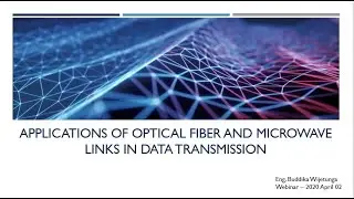 Applications of Optical Fiber and Microwave links in Data Transmission