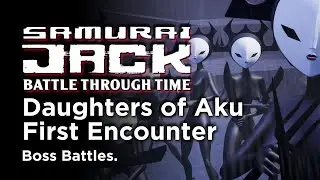 Daughters of Aku First Encounter: Samurai Jack: Battle Through Time (Apple Arcade)