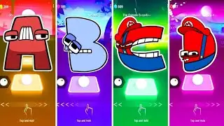 Alphabet Lore - A 🆚 B 🆚 Alphabet Lore Super Mario - C 🆚 D. 🎶 Who Is Best?🎵 Tell We? 😍