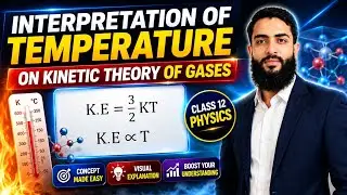 Interpretation Of Temperature On Kinetic Theory Of Gasses | Class 12 physics