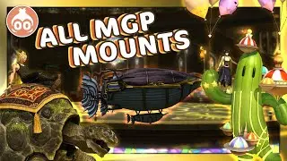 FFXIV | All MGP Mounts (+ Music & Different sit positions)