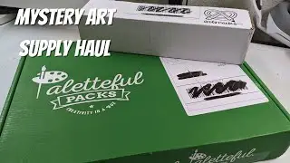 MYSTERY ART SUPPLY HAUL? - Opening November Paletteful Packs & Art Snacks - Are they still worth it?