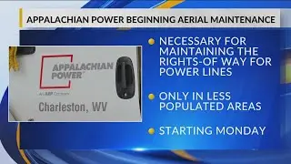Appalachian Power Beginning Aerial Maintenance