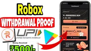 Robox Tap & Earn App Withdrawal Proof 💥🤑 Robox Tap & Earn App Real Or Fake 🔥💸 New Crypto Earning App