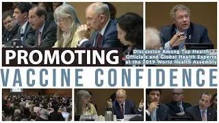 Promoting Vaccine Confidence - World Health Assembly 2019