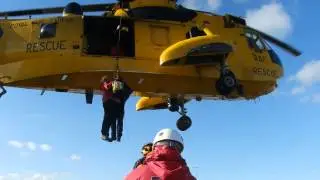 Winch training with 122 Squadron
