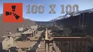 Rust Sandbox: 100 X 100 Foundation Deathmatch Arena