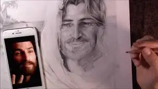 Jesus Composition Speed Drawing {commission #3}