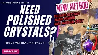 Throne and Liberty: New Polished Crystal Farm Spot for Unlimited Growth Stones! (2025)