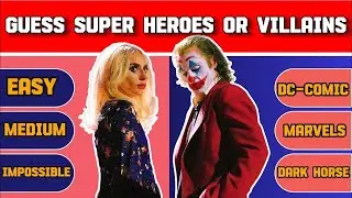 Superhero Quiz | Marvel & DC Trivia Challenge 🦸🏻‍♀️🦹🏻‍♀️