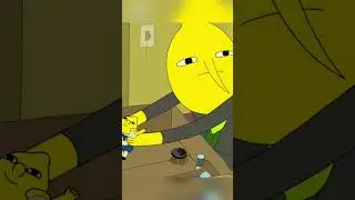 Lemongrab eats his brother alive! 😱 | Adventure Time #shorts
