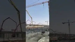 Pouring 20thousand cubic meters for Raft Foundation