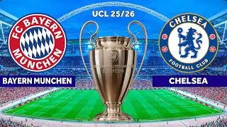 BAYERN MUNCHEN vs CHELSEA - UEFA Champions League 25/26 UCL| Full Match All Goals | Simulation PES