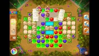 GardenScapes Level 2661 no boosters (13 moves)