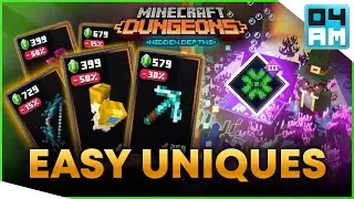 LUCK OF THE SEA OVERPOWERED - Insane New Enchantment in Minecraft Dungeons: Hidden Depths DLC