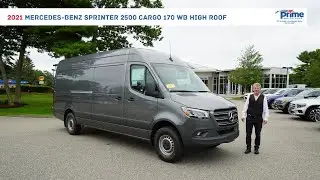 2021 Mercedes-Benz Sprinter 2500 Cargo 170 WB High Roof | Video Tour with Roger