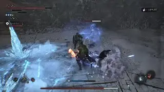 Lords of the Fallen - MELTING BOSS The Hollow Crow boss fight first attempt solo with cutscenes