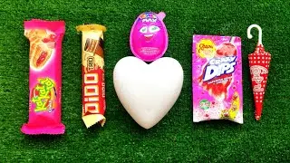 Satisfying video Asmr Lollipops candy and chocolate gummy candy and Unboxing video 