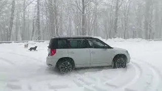 Skoda Yeti 1.8T 4x4 launch on snow