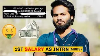 SPENDING MY (35000/-) 1ST SALARY AFTER MBBS 🔥