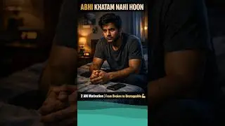 ABHI KHATAM NAHI HOON 🔥 | 2 AM Motivational Song | Real Life Struggle to Success 💪 #shorts #short