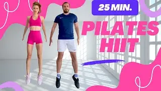 25 min PILATES HIIT Workout | 21 Günde 15cm İncel! | FITINSANE