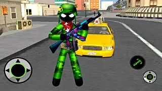 US Army Counter Stickman Rope Hero Crime OffRoad 2 - Android Gameplay 1080p