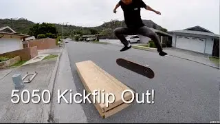 All Attempts: 5050 Kickflip Out