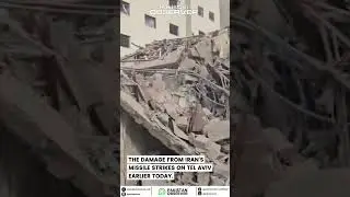 Iran&rsquo;s Missile Strikes Hit Tel Aviv | 23 Injured, Buildings Damaged | Pakistan Observer